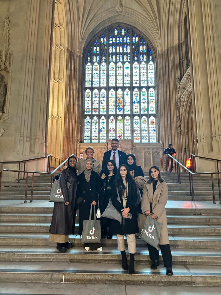 Afzal Khan MP with Muslim women TikTok creators